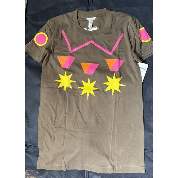 Vintage KidRobot Baby Tee T-shirt Womens Size Small KTR Medala Graphic artsy - Picture 4 of 7